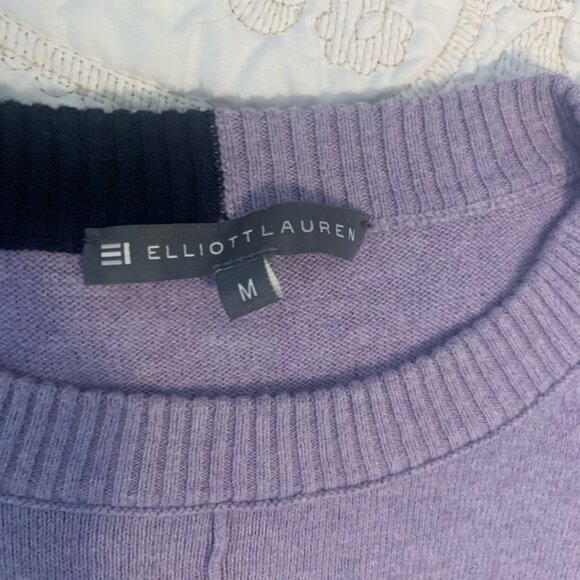 Elliott Lauren Cashmere Sweater Chip Off the old Block Size Medium Ladies - Picture 2 of 5